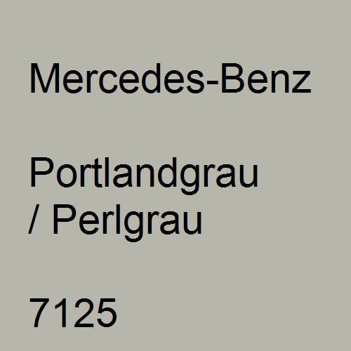 Mercedes-Benz, Portlandgrau / Perlgrau, 7125.